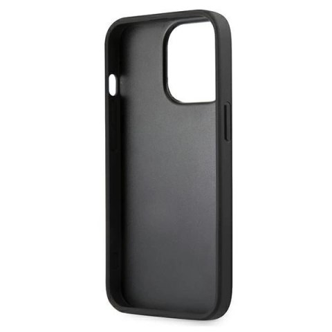 Etui Guess Saffiano Strap na iPhone 13 Pro Max 6,7" - niebieske