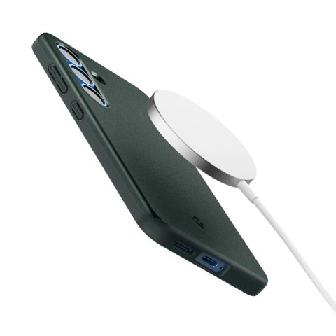 Etui Spigen Thin Fit Mag na Samsung Galaxy S25 - zielone Etui Spigen Thin Fit Mag na Samsung Galaxy S25 - zielone