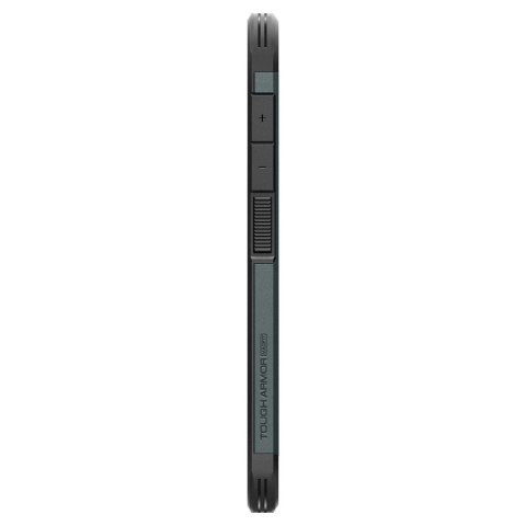 Etui Spigen Tough Armor MagSafe na Samsung Galaxy S25 - zielone