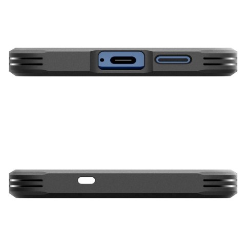 Etui Spigen Tough Armor MagSafe na Samsung Galaxy S25 - zielone