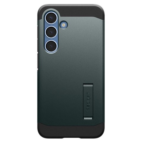 Etui Spigen Tough Armor MagSafe na Samsung Galaxy S25 - zielone