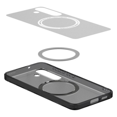 Etui Spigen Ultra Hybrid Mag na Samsung Galaxy S25 Zero One - czarne Etui Spigen Ultra Hybrid Mag na Samsung Galaxy S25 Zero One - czarne