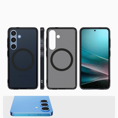 Etui Spigen Ultra Hybrid Mag na Samsung Galaxy S25 Zero One - czarne Etui Spigen Ultra Hybrid Mag na Samsung Galaxy S25 Zero One - czarne