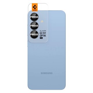 Osłona aparatu Spigen Optik Pro GLAS.TR EZ FIT 2-pack na Samsung Galaxy S25 - czarna