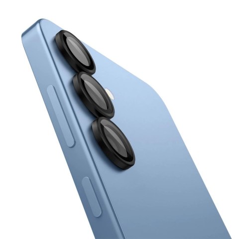 Osłona aparatu Spigen Optik Pro GLAS.TR EZ FIT 2-pack na Samsung Galaxy S25 - czarna Osłona aparatu Spigen Optik Pro GLAS.TR EZ FIT 2-pack na Samsung Galaxy S25 - czarna