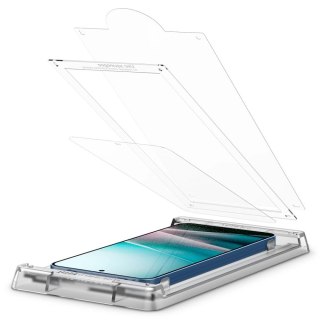 Szkło hybrydowe Spigen ELITE SHIELD EZ FIT na Samsung Galaxy S25 - przezroczyste