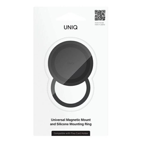 Baza magnetyczna do montażu portfela UNIQ Flixa Magnetic Base - czarna Baza magnetyczna do montażu portfela UNIQ Flixa Magnetic Base - czarna