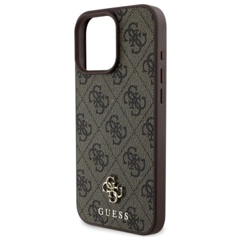 Etui Guess 4G Small Classic MagSafe na iPhone 16 Pro Max 6.9" - brązowe Etui Guess 4G Small Classic MagSafe na iPhone 16 Pro Max 6.9" - brązowe