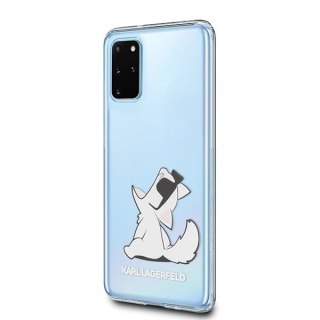 Etui Karl Lagerfeld Choupette Fun na Samsung Galaxy S20+ - przezroczyste