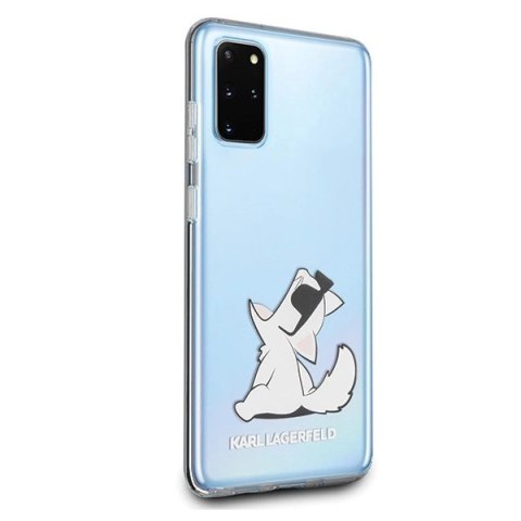 Etui Karl Lagerfeld Choupette Fun na Samsung Galaxy S20+ - przezroczyste