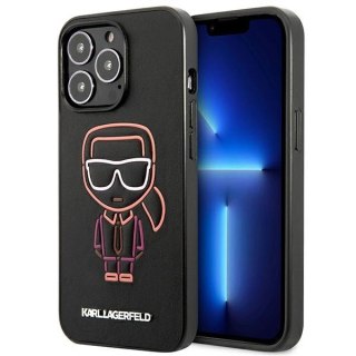 Etui Karl Lagerfeld Karl Ikonik Outline na iPhone 13 Pro Max 6,7" - czarne