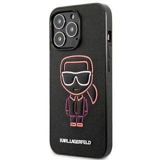 Etui Karl Lagerfeld Karl Ikonik Outline na iPhone 13 Pro Max 6,7" - czarne