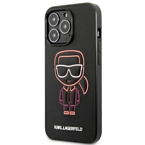 Etui Karl Lagerfeld Karl Ikonik Outline na iPhone 13 Pro Max 6,7" - czarne Etui Karl Lagerfeld Karl Ikonik Outline na iPhone 13 Pro Max 6,7" - czarne