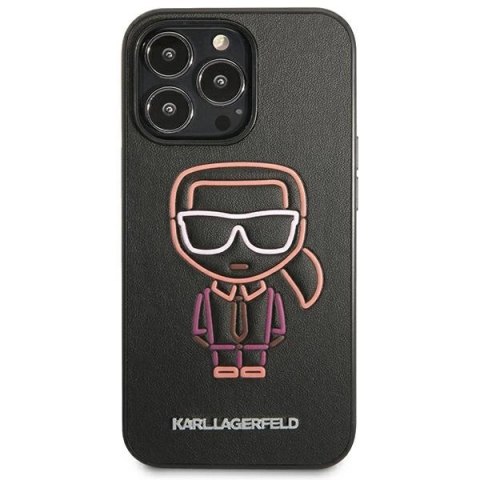 Etui Karl Lagerfeld Karl Ikonik Outline na iPhone 13 Pro Max 6,7" - czarne Etui Karl Lagerfeld Karl Ikonik Outline na iPhone 13 Pro Max 6,7" - czarne