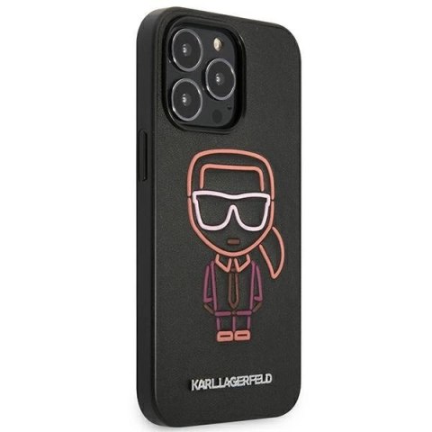 Etui Karl Lagerfeld Karl Ikonik Outline na iPhone 13 Pro Max 6,7" - czarne Etui Karl Lagerfeld Karl Ikonik Outline na iPhone 13 Pro Max 6,7" - czarne