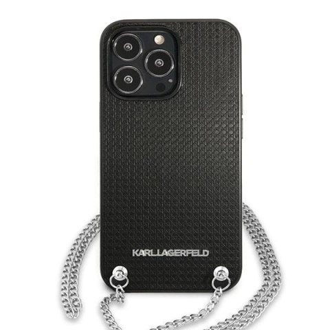 Etui Karl Lagerfeld Monogram Plaque na iPhone 13 Pro / 13 6,1" - czarnex