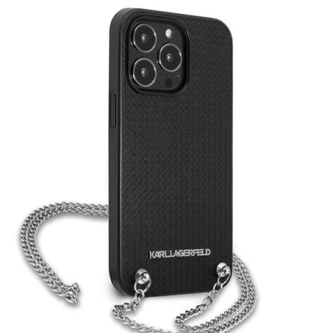 Etui Karl Lagerfeld Monogram Plaque na iPhone 13 Pro / 13 6,1" - czarnex