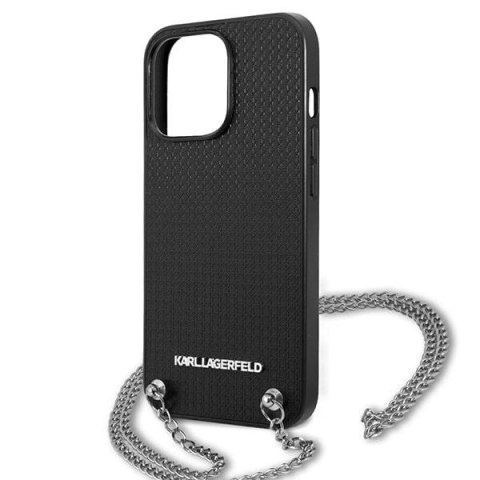 Etui Karl Lagerfeld Monogram Plaque na iPhone 13 Pro / 13 6,1" - czarnex