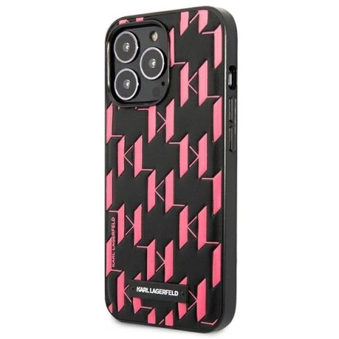Etui Karl Lagerfeld Monogram Plaque na iPhone 13 Pro / 13 6,1" - różowe Etui Karl Lagerfeld Monogram Plaque na iPhone 13 Pro / 13 6,1" - różowe