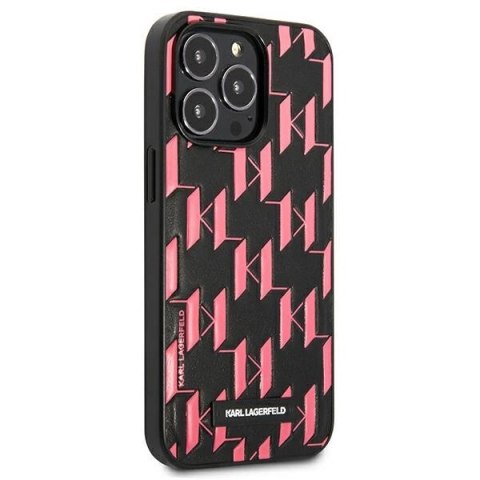 Etui Karl Lagerfeld Monogram Plaque na iPhone 13 Pro / 13 6,1" - różowe Etui Karl Lagerfeld Monogram Plaque na iPhone 13 Pro / 13 6,1" - różowe