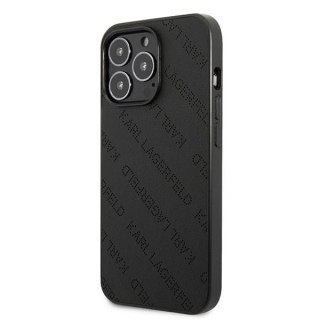 Etui Karl Lagerfeld Perforated Allover na iPhone 13 Pro / 13 6,1" - czarne