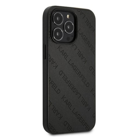 Etui Karl Lagerfeld Perforated Allover na iPhone 13 Pro / 13 6,1" - czarne Etui Karl Lagerfeld Perforated Allover na iPhone 13 Pro / 13 6,1" - czarne