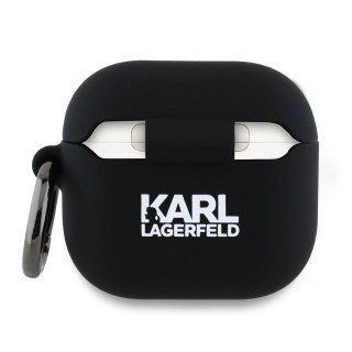 Etui Karl Lagerfeld Silicone Choupette Head 3D na AirPods 4 - czarne