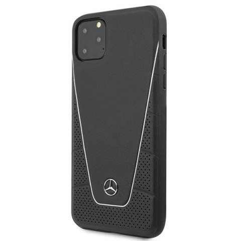 Etui Mercedes Pattern Line na iPhone 11 Pro Max - czarne