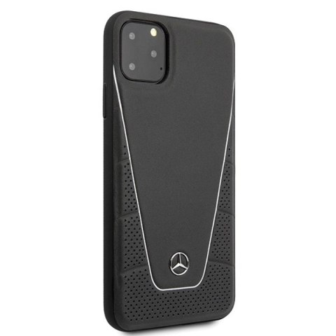 Etui Mercedes Pattern Line na iPhone 11 Pro Max - czarne