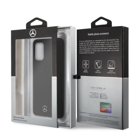 Etui Mercedes Silicone Line na Samsung Galaxy S20+ - czarne Etui Mercedes Silicone Line na Samsung Galaxy S20+ - czarne