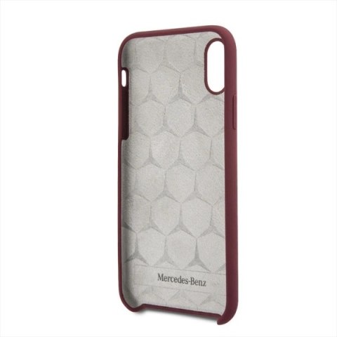 Etui Mercedes Silicone Line na iPhone X / XS - czerwone Etui Mercedes Silicone Line na iPhone X / XS - czerwone