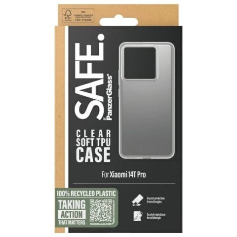 Etui SAFE by PanzerGlass na Xiaomi 14T Pro - przezroczyste