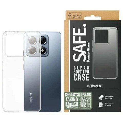 Etui SAFE by PanzerGlass na Xiaomi 14T - przezroczyste Etui SAFE by PanzerGlass na Xiaomi 14T - przezroczyste