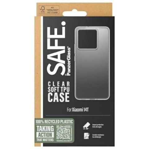 Etui SAFE by PanzerGlass na Xiaomi 14T - przezroczyste Etui SAFE by PanzerGlass na Xiaomi 14T - przezroczyste