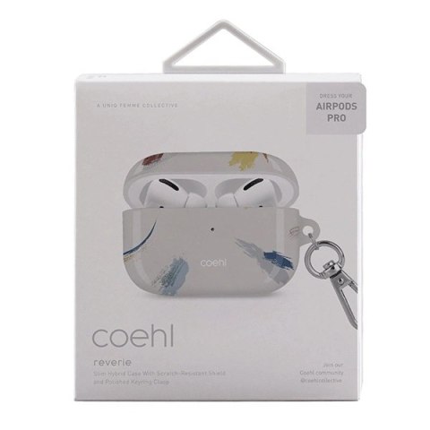 Etui UNIQ Coehl Reverie na AirPods Pro - beżowe