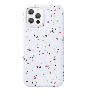 Etui UNIQ Coehl Terrazzo na iPhone 12 / 12 Pro 6,1" - białe