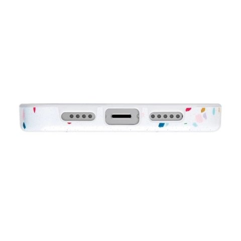 Etui UNIQ Coehl Terrazzo na iPhone 12 / 12 Pro 6,1" - białe Etui UNIQ Coehl Terrazzo na iPhone 12 / 12 Pro 6,1" - białe