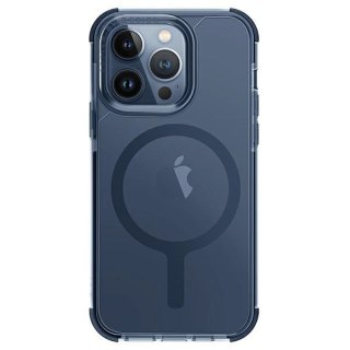 Etui UNIQ Combat na iPhone 15 Pro Max 6.7" z MagSafe - ciemnoniebieskie