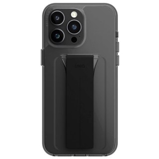 Etui UNIQ Heldro Mount na iPhone 15 Pro 6.1" z podstawką - dymione