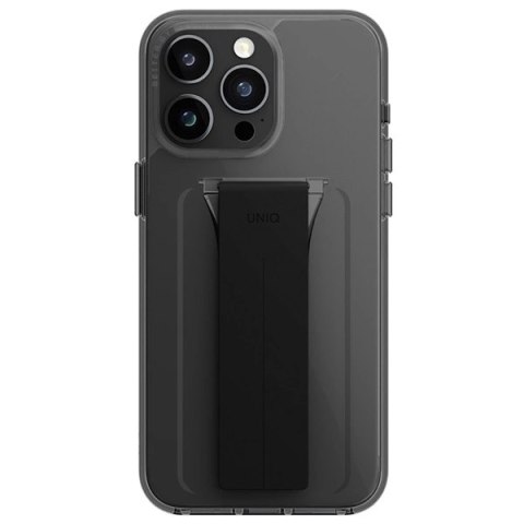 Etui UNIQ Heldro Mount na iPhone 15 Pro 6.1" z podstawką - dymione Etui UNIQ Heldro Mount na iPhone 15 Pro 6.1" z podstawką - dymione