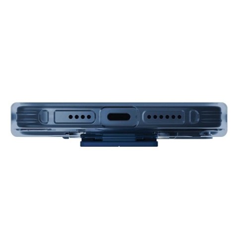 Etui UNIQ Heldro Mount na iPhone 15 Pro 6.1" z podstawką - niebieskie Etui UNIQ Heldro Mount na iPhone 15 Pro 6.1" z podstawką - niebieskie