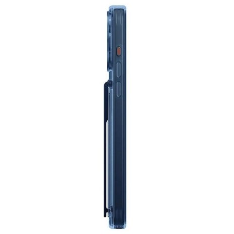 Etui UNIQ Heldro Mount na iPhone 15 Pro 6.1" z podstawką - niebieskie Etui UNIQ Heldro Mount na iPhone 15 Pro 6.1" z podstawką - niebieskie