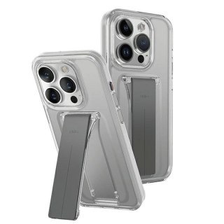 Etui UNIQ Heldro Mount na iPhone 15 Pro 6.1" z podstawką - przezroczyste