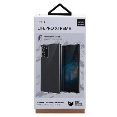 Etui UNIQ LifePro Xtreme na Samsung Note 20 - przezroczyste Etui UNIQ LifePro Xtreme na Samsung Note 20 - przezroczyste
