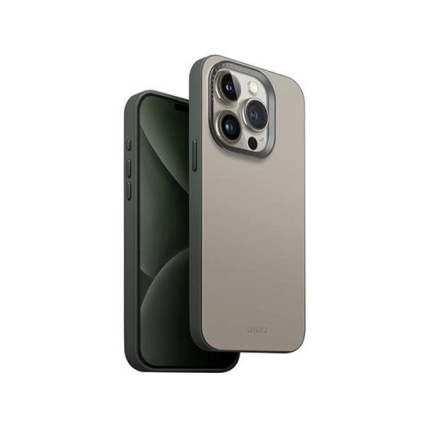 Etui UNIQ Lyden DS na iPhone 15 Pro 6.1" z MagSafe - beżowo-zielone Etui UNIQ Lyden DS na iPhone 15 Pro 6.1" z MagSafe - beżowo-zielone