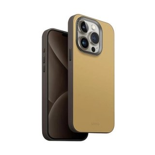Etui UNIQ Lyden DS na iPhone 15 Pro 6.1" z MagSafe - żółto-szare