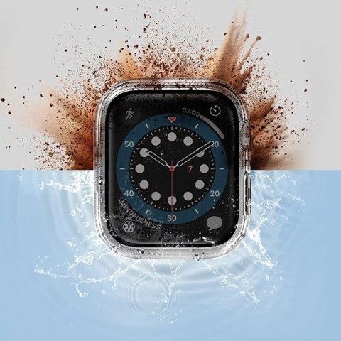 Etui UNIQ Nautic na Apple Watch 7 / 8 41 mm - przezroczyste Etui UNIQ Nautic na Apple Watch 7 / 8 41 mm - przezroczyste