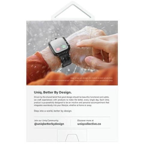 Etui UNIQ Nautic na Apple Watch 7 / 8 41 mm - przezroczyste Etui UNIQ Nautic na Apple Watch 7 / 8 41 mm - przezroczyste