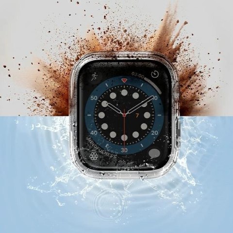 Etui UNIQ Nautic na Apple Watch 7 / 8 45 mm - przezroczyste Etui UNIQ Nautic na Apple Watch 7 / 8 45 mm - przezroczyste