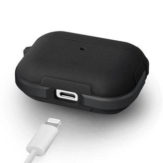Etui UNIQ Valencia na AirPods Pro - czarne